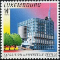 LUXEMBOURG 1992 - Scott# 873 Seville Expo. Set Of 1 MNH - Nuevos