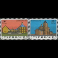 LUXEMBOURG 1992 - Scott# 866-7 Buildings Set Of 2 MNH - Nuevos