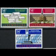 LUXEMBOURG 1992 - Scott# 863-5 Buildings Set Of 3 MNH - Unused Stamps