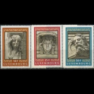 LUXEMBOURG 1991 - Scott# 860-2 Gargoyles Set Of 3 MNH - Nuevos