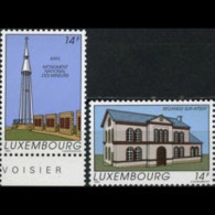 LUXEMBOURG 1991 - Scott# 853-4 Buildings Set Of 2 MNH - Nuevos