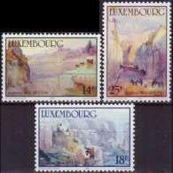 LUXEMBOURG 1991 - Scott# 844-6 Weis Paintings Set Of 3 MNH - Neufs