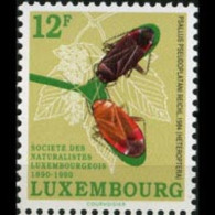 LUXEMBOURG 1990 - Scott# 837 Insects Set Of 1 MNH - Neufs