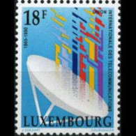 LUXEMBOURG 1990 - Scott# 832 ITU 125th. Set Of 1 MNH - Neufs