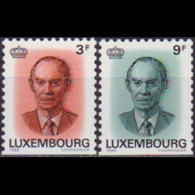 LUXEMBOURG 1989 - #810-1 Grand Dutch Jean Set Of 2 MNH - Neufs