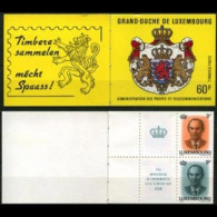 LUXEMBOURG 1989 - Scott# 810C Booklet-Grand Duke MNH - Neufs