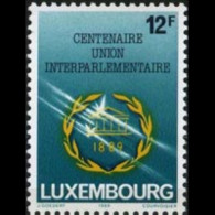 LUXEMBOURG 1989 - Scott# 806 Interparl.Cent. Set Of 1 MNH - Neufs