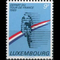 LUXEMBOURG 1989 - Scott# 805 Bicycle Race Set Of 1 MNH - Neufs