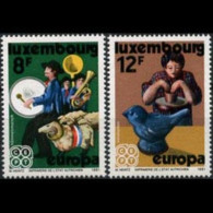 LUXEMBOURG 1981 - Scott# 657-8 Europa-Folklore Set Of 2 MNH - Neufs