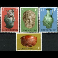 LUXEMBOURG 1972 - Scott# 508-11 Acient Objects Set Of 4 MNH - Neufs