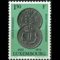 LUXEMBOURG 1972 - Scott# 507 Economic Union Set Of 1 MNH - Unused Stamps