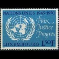 LUXEMBOURG 1970 - Scott# 494 UN 20th Set Of 1 MNH - Neufs