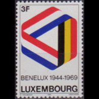 LUXEMBOURG 1969 - Scott# 480 Customs Union Set Of 1 MNH - Neufs