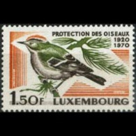 LUXEMBOURG 1970 - Scott# 487 Bird Study Set Of 1 MNH - Nuovi