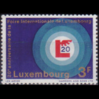 LUXEMBOURG 1968 - Scott# 469 Intl.Fair Set Of 1 MNH - Nuevos