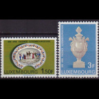 LUXEMBOURG 1967 - #456-7 Ceramic Set Of 2 MNH Gum Fault - Nuevos