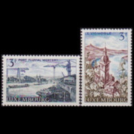 LUXEMBOURG 1967 - Scott# 458-9 Moselle River Set Of 2 MNH - Nuevos