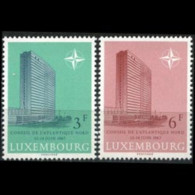 LUXEMBOURG 1967 - Scott# 452-3 NATO Meeting Set Of 2 MNH - Nuovi