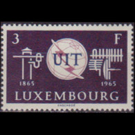 LUXEMBOURG 1965 - Scott# 431 ITU Cent. Set Of 1 MNH - Nuovi