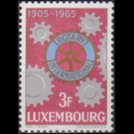 LUXEMBOURG 1965 - Scott# 417 Rotary Intl.60th. Set Of 1 MNH - Nuevos