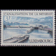 LUXEMBOURG 1964 - Scott# 410 Canal System Set Of 1 MNH - Unused Stamps