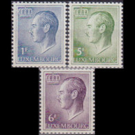 LUXEMBOURG 1965 - Scott# 420/28 Grand Duke Phos. 1-6f MNH - Unused Stamps