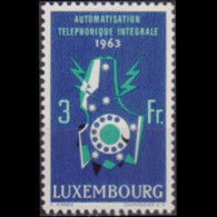 LUXEMBOURG 1963 - Scott# 406 Telephone Set Of 1 MNH - Nuovi