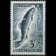 LUXEMBOURG 1963 - #405 World Fishing Champ. Set Of 1 MNH - Nuovi