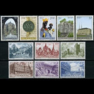 LUXEMBOURG 1963 - #389-99 City Millennium Set Of 11 MNH - Nuevos