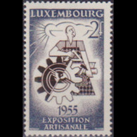 LUXEMBOURG 1955 - Scott# 304 Handicraft Expo. Set Of 1 MNH - Ungebraucht