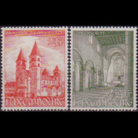 LUXEMBOURG 1953 - Scott# 295-6 St.Will.Basilica Set Of 2 LH - Neufs