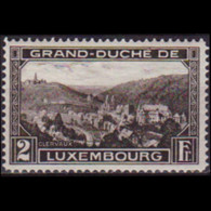 LUXEMBOURG 1928 - Scott# 194 Clervaux View Set Of 1 LH - 1926-39 Charlotte De Profil à Droite