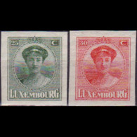 LUXEMBOURG 1922 - Scott# 149-50 Duchess-Exhib. Set Of 2 MNH - 1895 Adolphe Profil