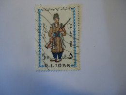 IRAN USED STAMPS COSTUMES SOLDIER - Iran