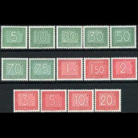 LUXEMBOURG 1946 - Scott# J23-36 Numeral Set Of 14 MNH - Neufs