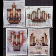 LUXEMBOURG 2008 - Scott# B461-4 Pipe Organs Set Of 4 MNH - Nuevos