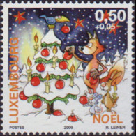 LUXEMBOURG 2008 - Scott# B465 Christmas Set Of 1 MNH - Unused Stamps