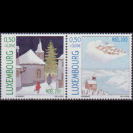 LUXEMBOURG 2003 - Scott# B435 Christmas Set Of 2 MNH - Nuevos