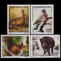 LUXEMBOURG 2001 - Scott# B426-9 Fauna Set Of 4 MNH - Neufs