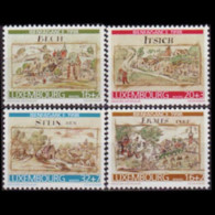 LUXEMBOURG 1998 - #B411-4 Bertels Drawings Set Of 4 MNH - Nuevos