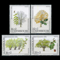 LUXEMBOURG 1996 - Scott# B400-3 Trees Set Of 4 MNH - Nuevos
