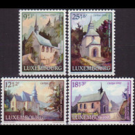LUXEMBOURG 1990 - Scott# B375-8 Chapels Set Of 4 MNH - Neufs