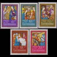 LUXEMBOURG 1987 - Scott# B362-6 Christmas Set Of 5 MNH - Neufs