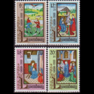 LUXEMBOURG 1988 - Scott# B367-70 Christmas Set Of 4 MNH - Neufs