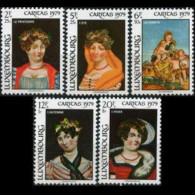 LUXEMBOURG 1979 - Scott# B323-7 Paintings Set Of 5 MNH - Unused Stamps