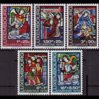 LUXEMBOURG 1972 - #B287-91 Stained Glasses Set Of 5 LH - Neufs