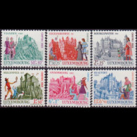 LUXEMBOURG 1969 - Scott# B270-5 Castles Set Of 6 MNH - Neufs