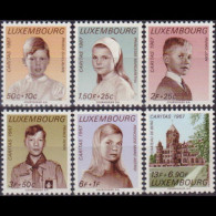 LUXEMBOURG 1967 - Scott# B258-63 Royalty Set Of 6 MNH - Unused Stamps