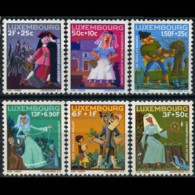 LUXEMBOURG 1966 - Scott# B252-7 Fairy Tales Set Of 6 MNH - Unused Stamps