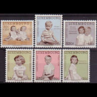 LUXEMBOURG 1962 - Scott# B228-33 Twins Princes Set Of 6 MNH - Nuovi